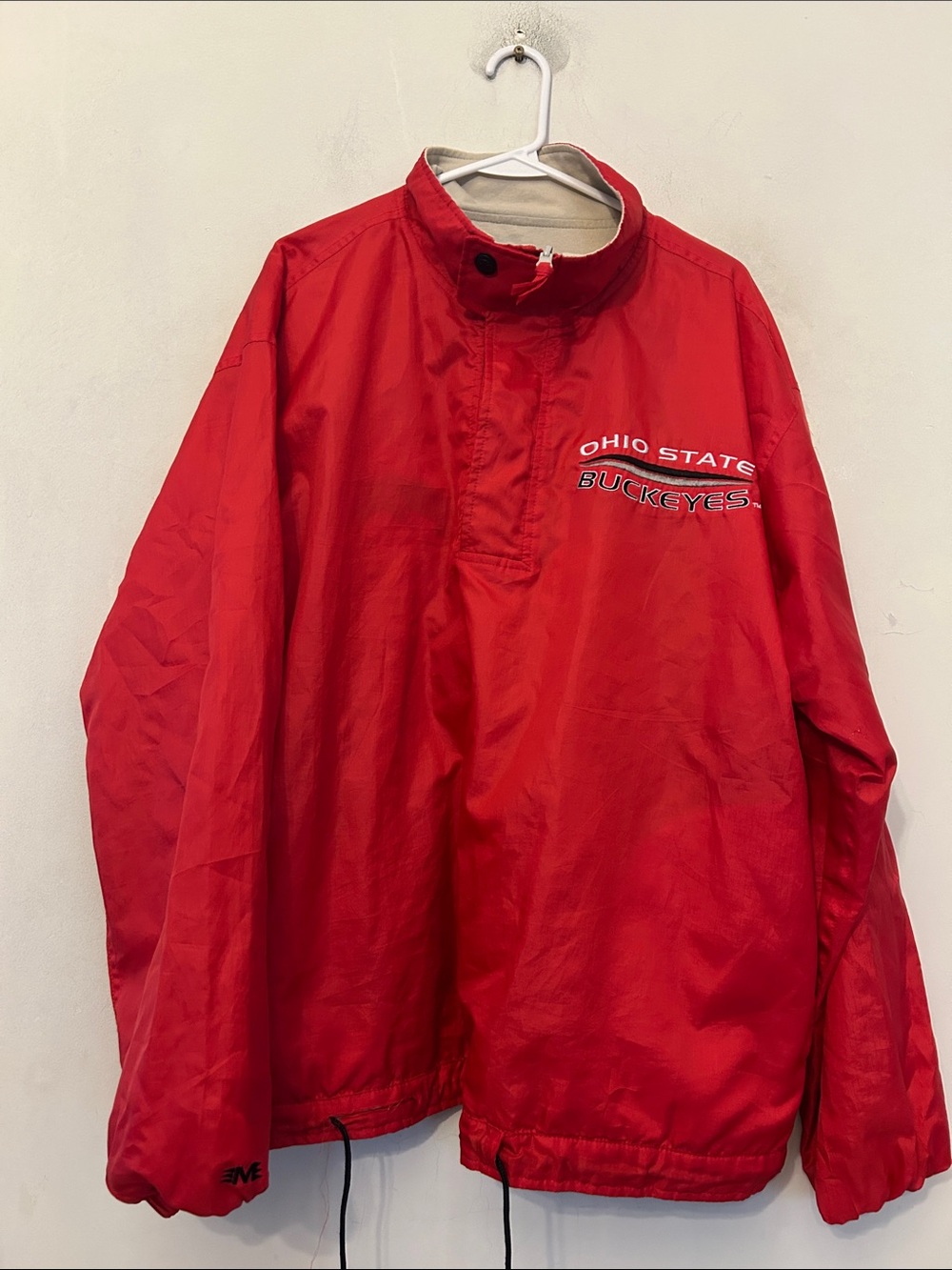M Mirage Ohio State Buckeyes Red Pullover Jacket Size XL VGUC - Picture 2 of 11